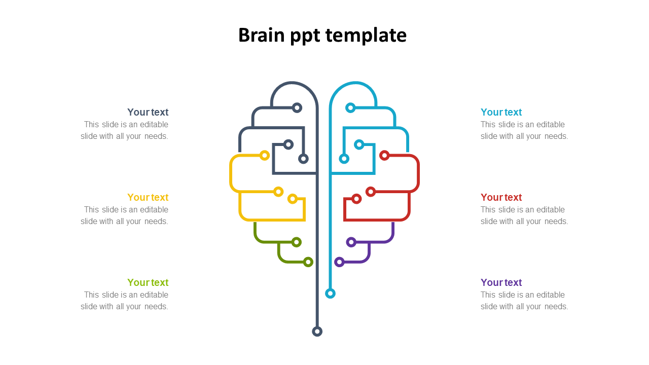 Incredible Brain PPT Template Presentation Designs